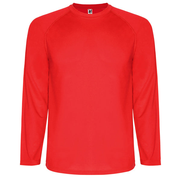 Langärmliges T-Shirt Montecarlo  in Farbe Red