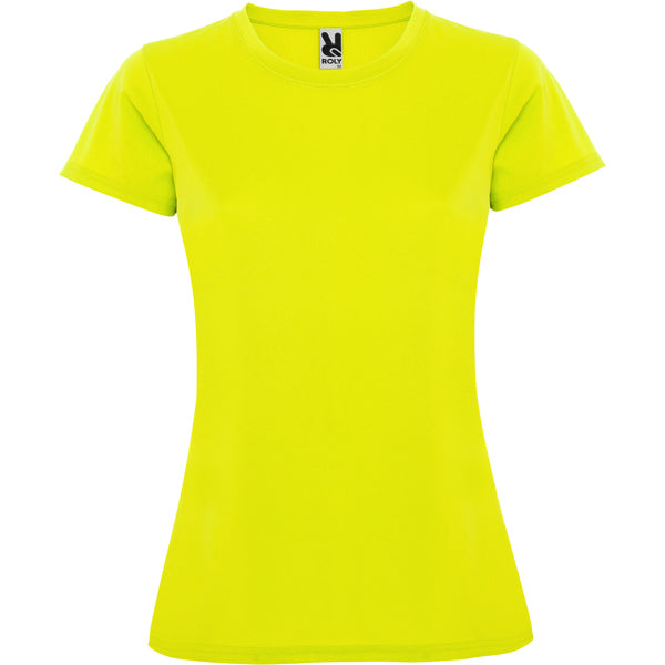 T-Shirt Montecarlo Woman  in Farbe Fluor Yellow