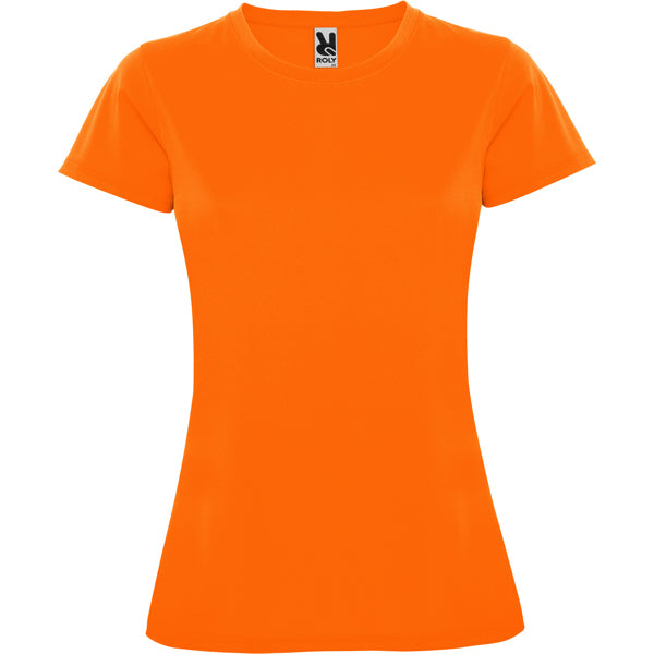 T-Shirt Montecarlo Woman  in Farbe Fluor Orange