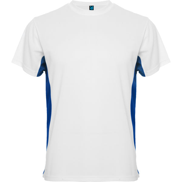 T-Shirt Tokyo  in Farbe White/Royal Blue