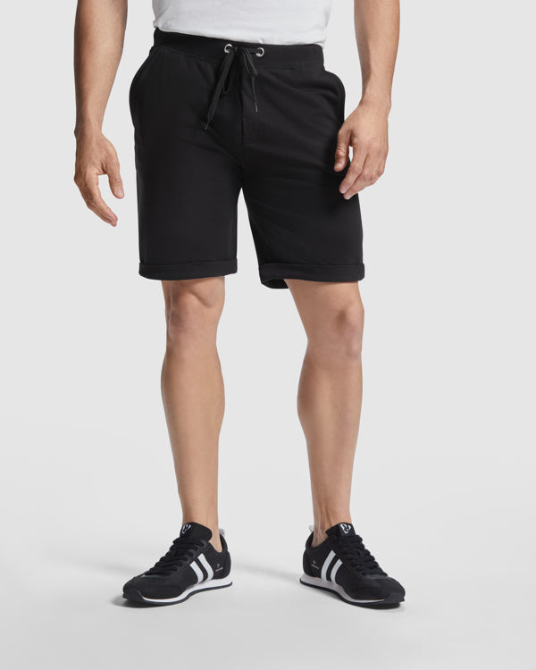 Sportliche Bermuda-Shorts Spiro in Farbe Black