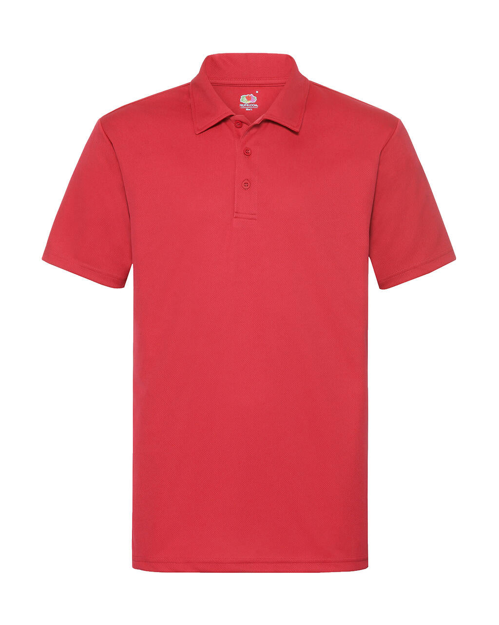  Performance Polo in Farbe Red