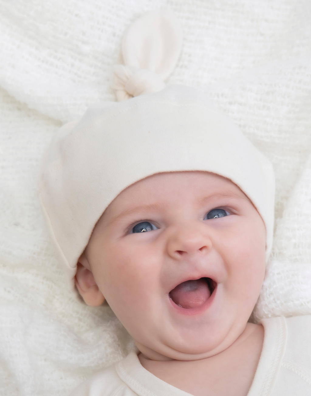  Baby 1 Knot Hat in Farbe White
