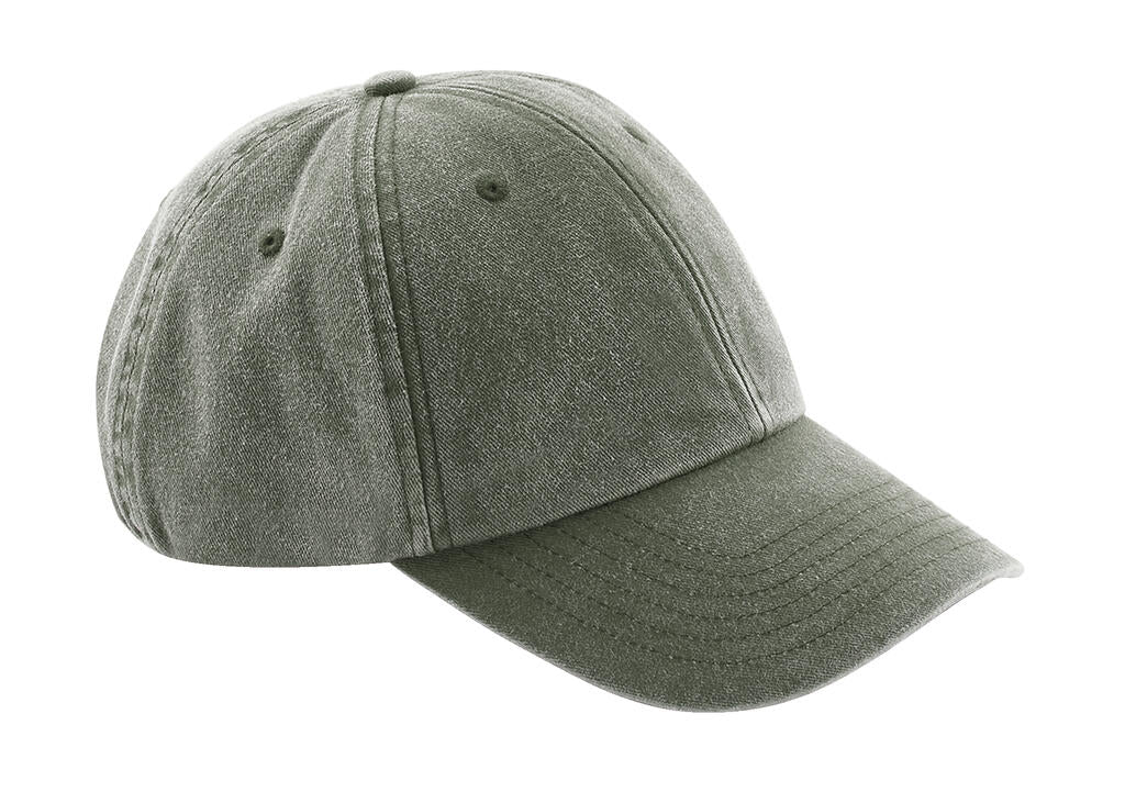  Low Profile Vintage Cap in Farbe Vintage Olive