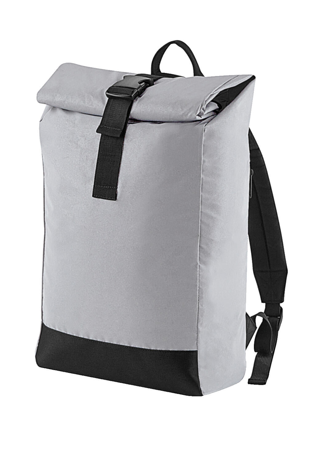  Reflective Roll-Top Backpack in Farbe Silver Reflective