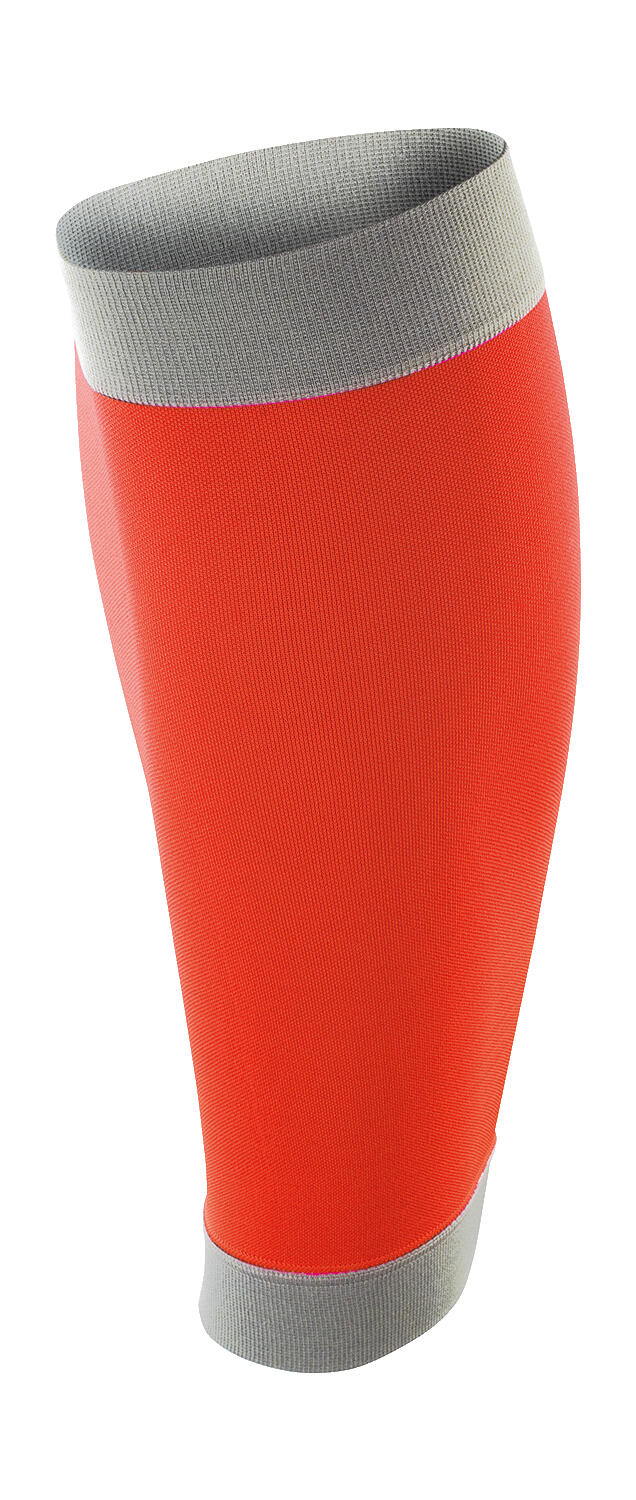  Compression Calf Sleeve in Farbe Orange/Grey
