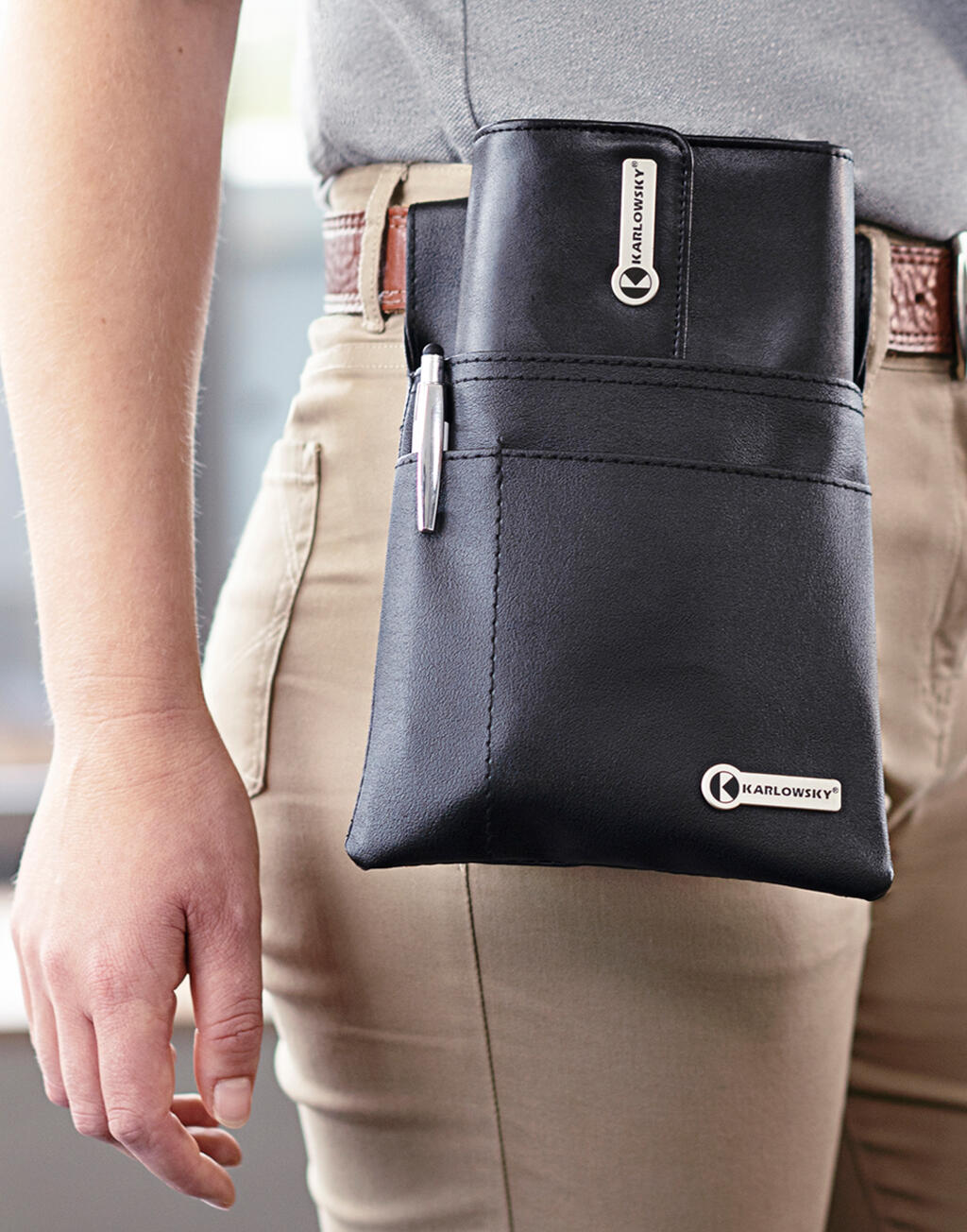 Waiter's Holster with Belt Pull-Through - ShirtStore
