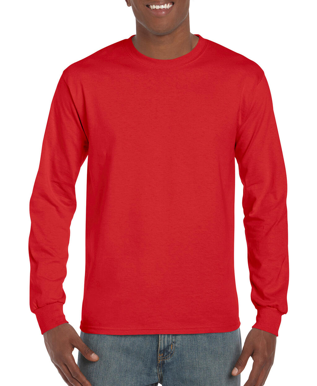  Hammer™ Adult Long Sleeve T-Shirt in Farbe Sport Scarlet Red