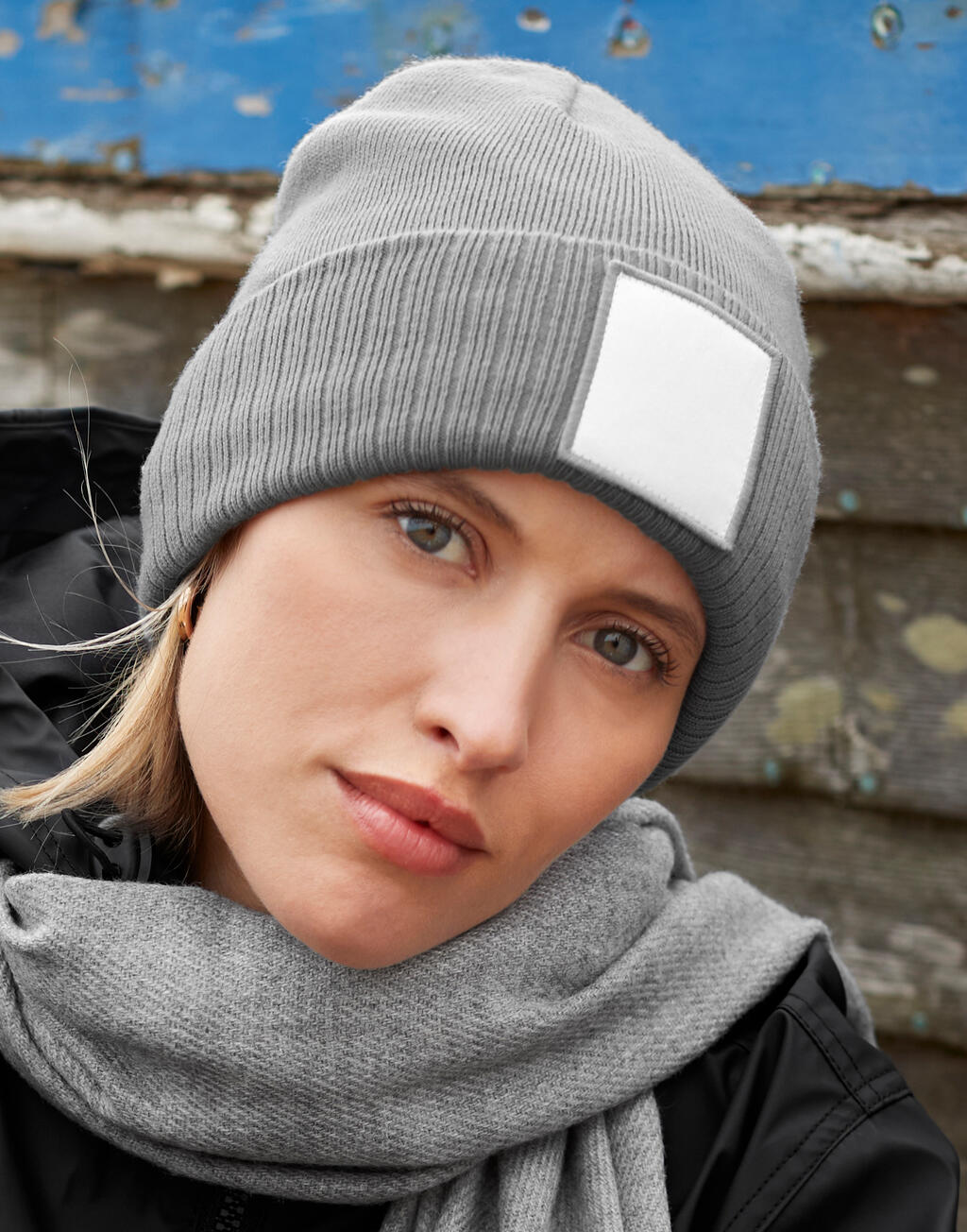 Appliqué Patch Beanie - ShirtStore