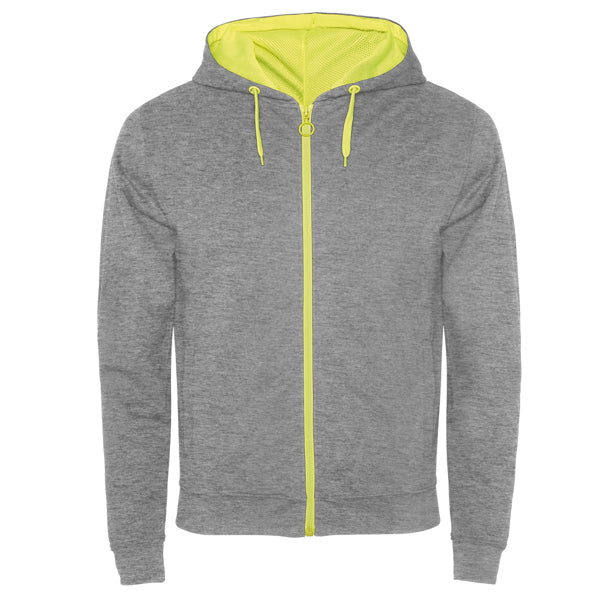 Pullover Fuji Heather Grey/Fluor Yellow in Farbe Grau/Fluor Yellow