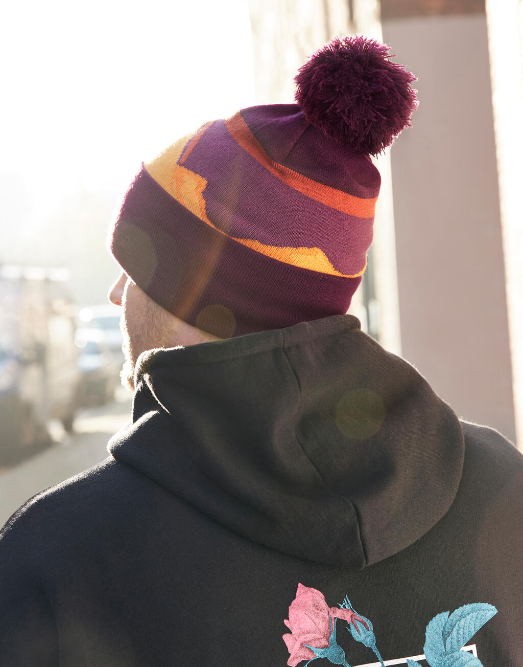 Mountain Peaks Pom Pom Beanie - ShirtStore
