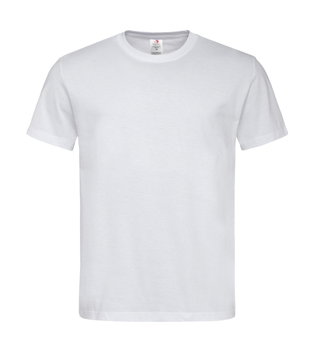 Classic-T Organic Unisex Crew Neck in Farbe White