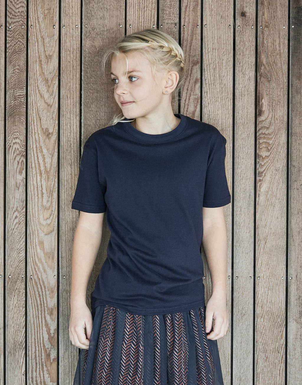  Junior Power Tee in Farbe White