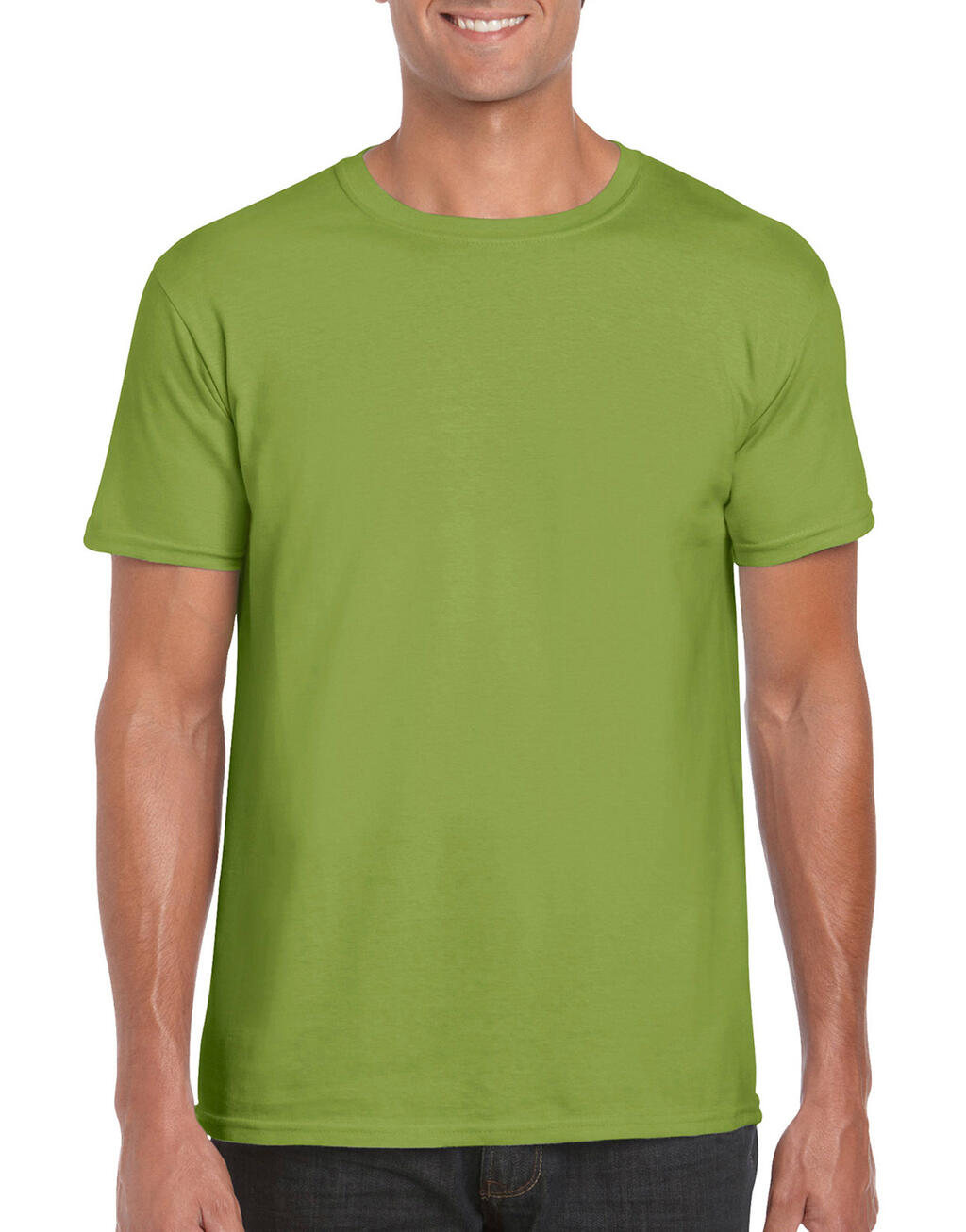  Softstyle® Ring Spun T-Shirt in Farbe Kiwi
