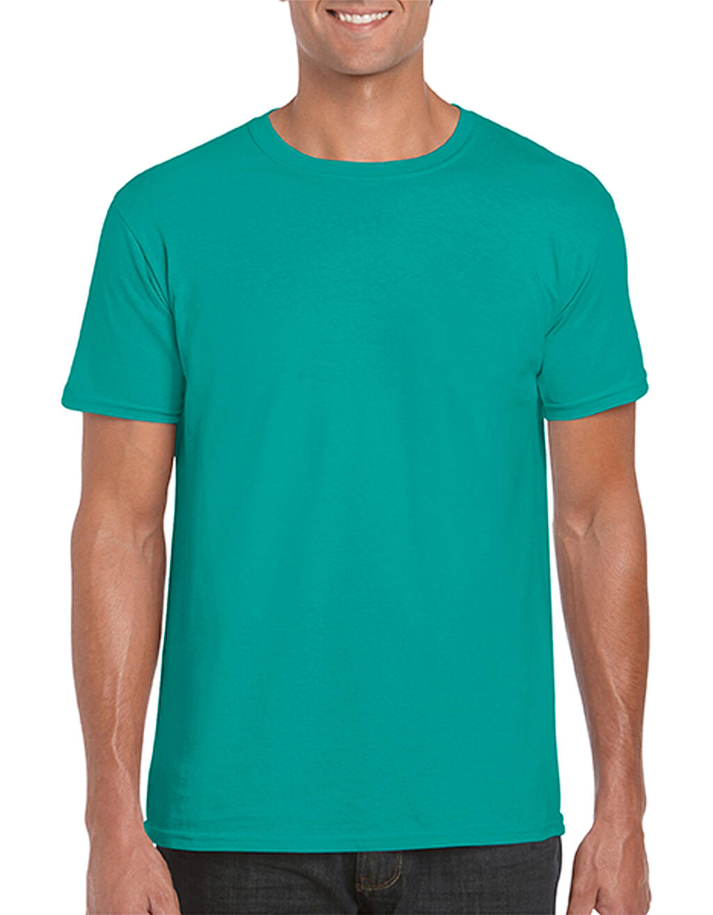  Softstyle® Ring Spun T-Shirt in Farbe Jade Dome