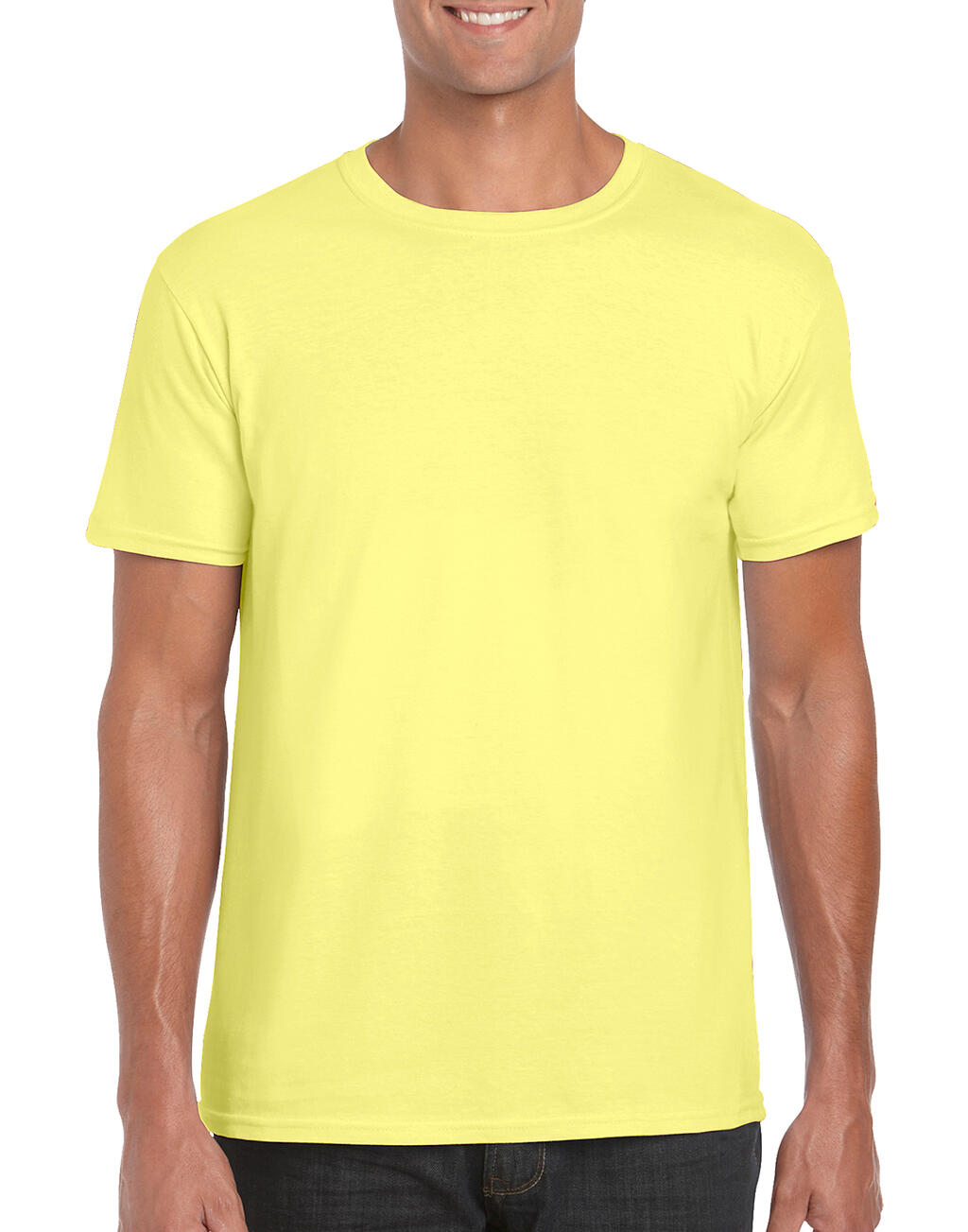  Softstyle® Ring Spun T-Shirt in Farbe Cornsilk