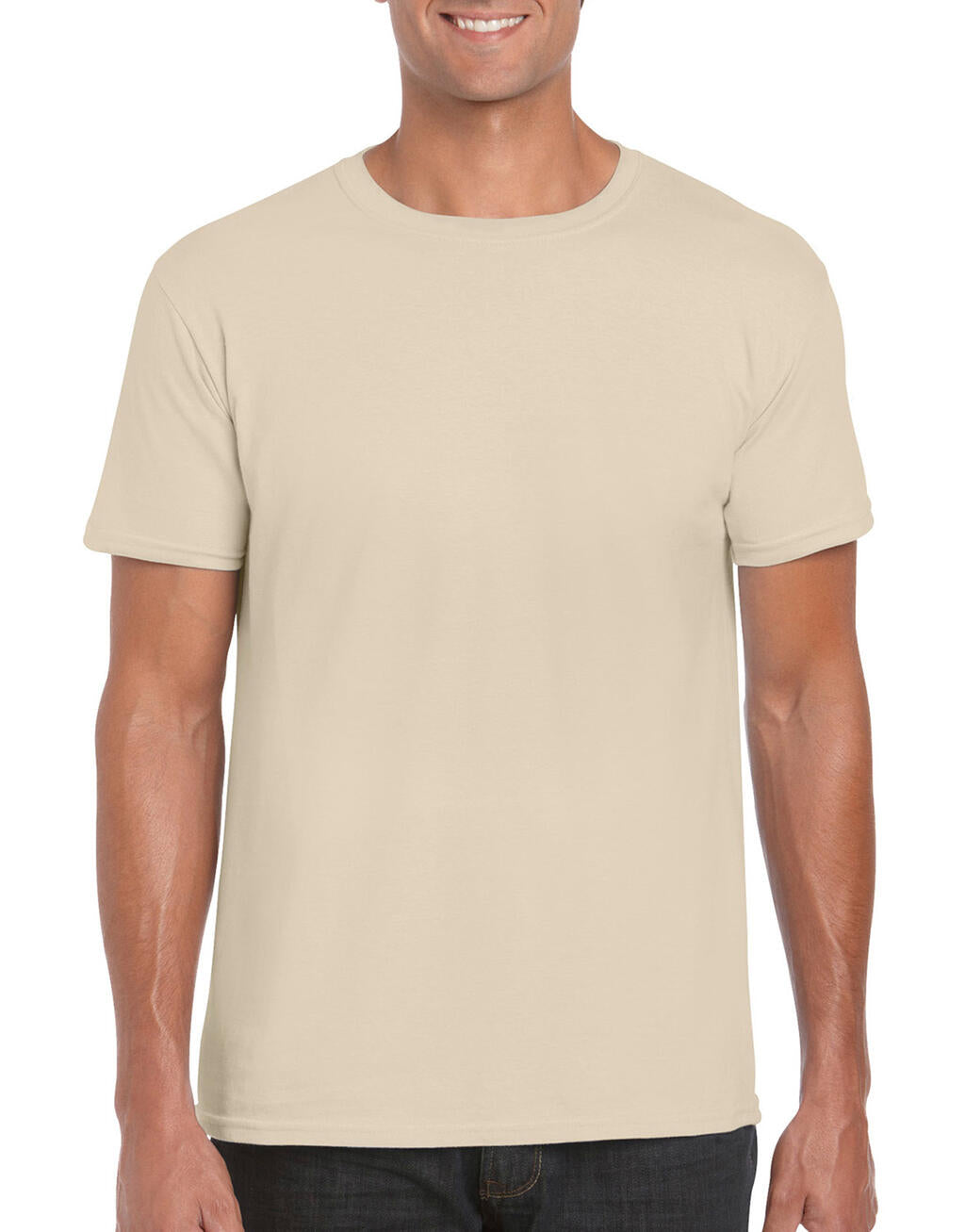  Softstyle® Ring Spun T-Shirt in Farbe Sand
