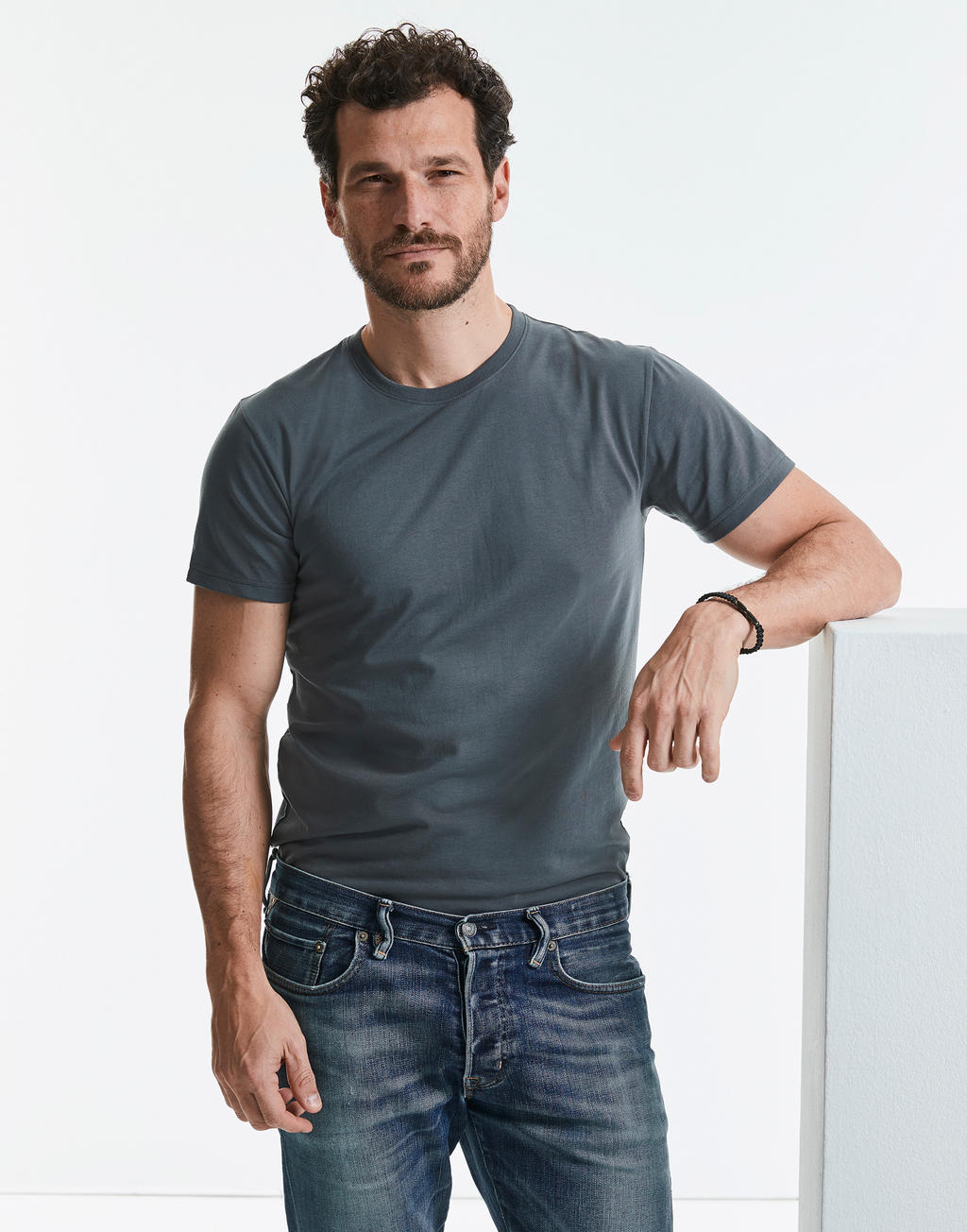  Men's HD T in Farbe White