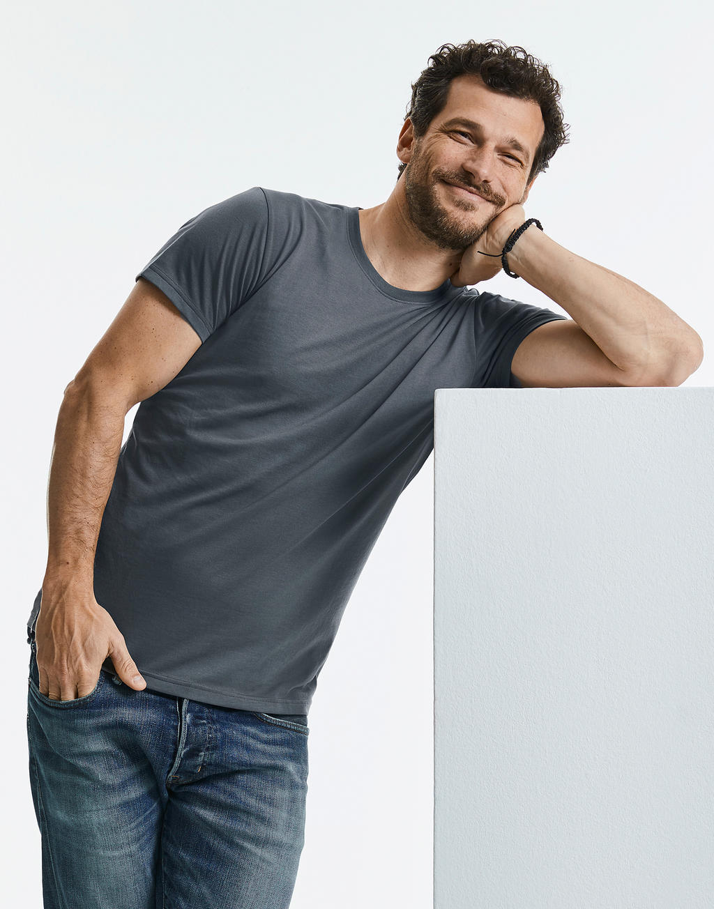  Men's HD T in Farbe White