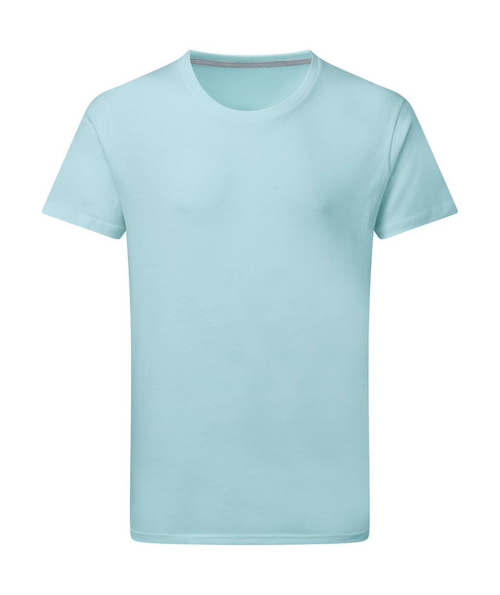  Perfect Print Tagless Tee in Farbe Angel Blue