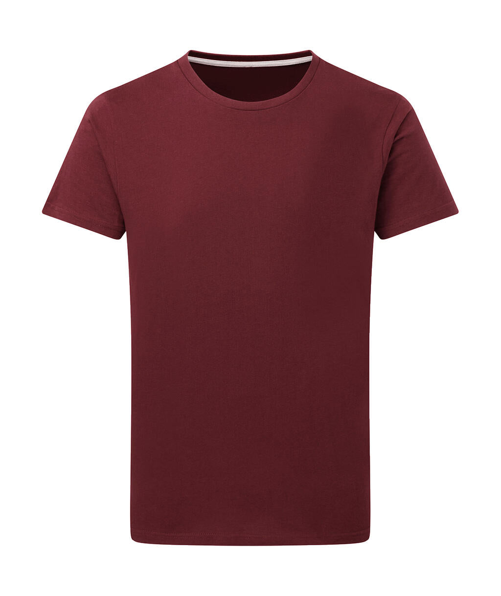  Perfect Print Tagless Tee in Farbe Burgundy