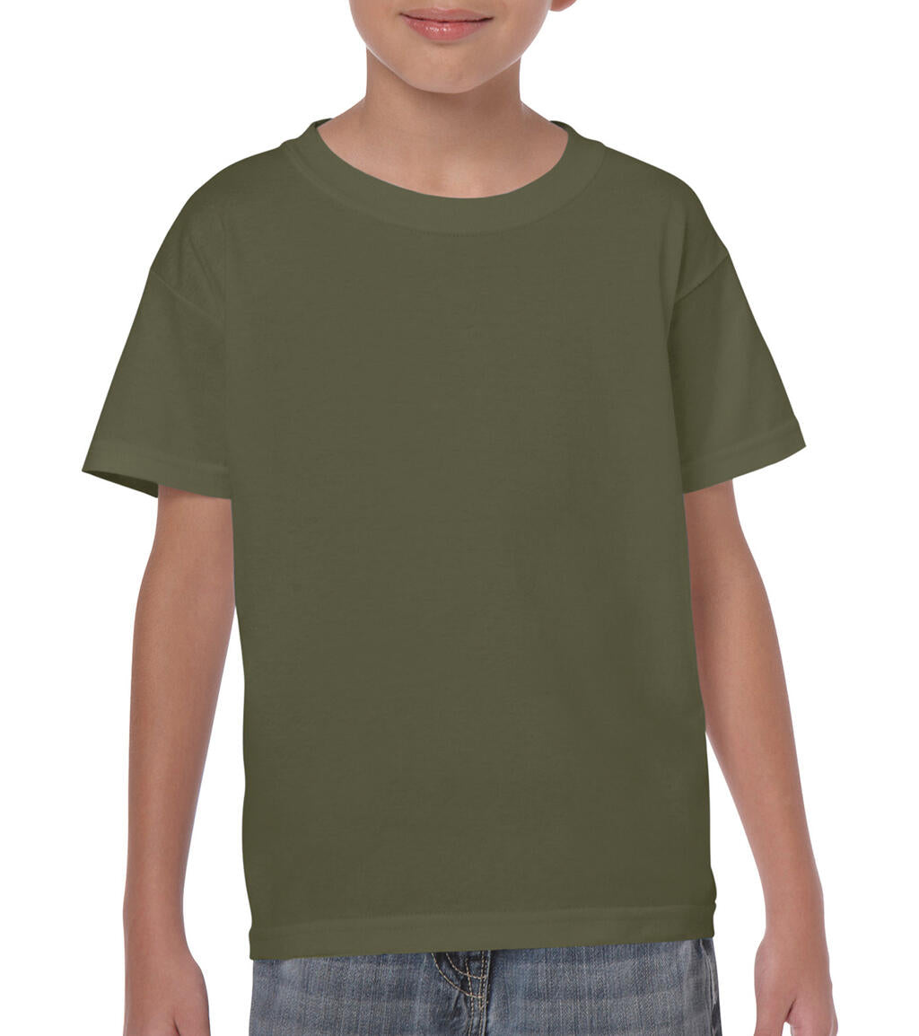 Heavy Cotton Youth T-Shirt in Farbe Military Green