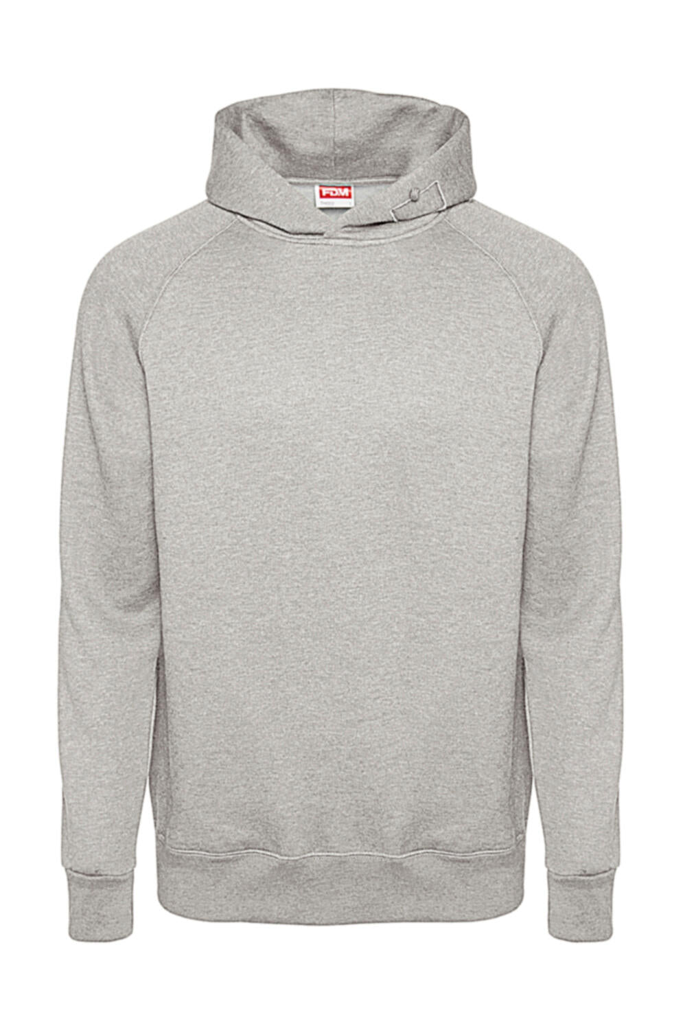  Tagless Media Hoodie in Farbe Heather Grey