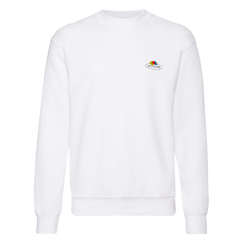  Vintage Sweat Set In Small Logo Print in Farbe White