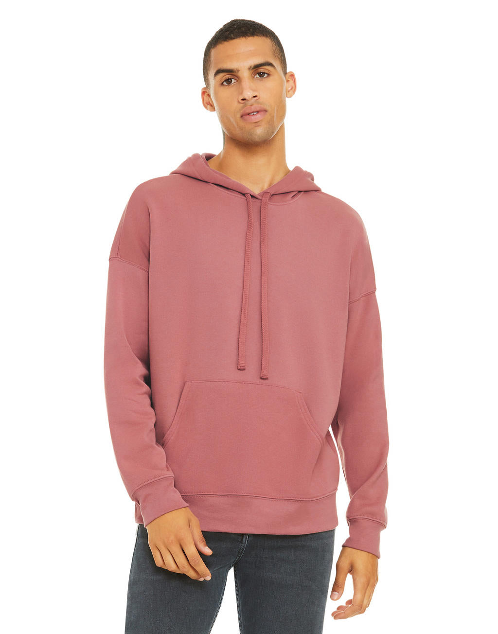 Unisex Sponge Fleece Pullover DTM Hoodie in Farbe Mauve