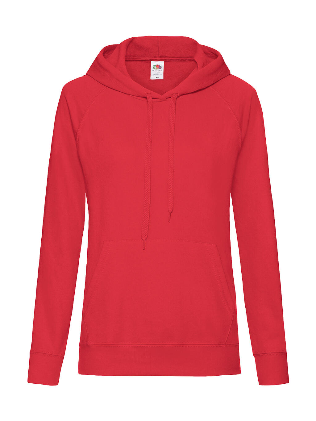  Ladies' Lightweight Hooded Sweat in Farbe Red