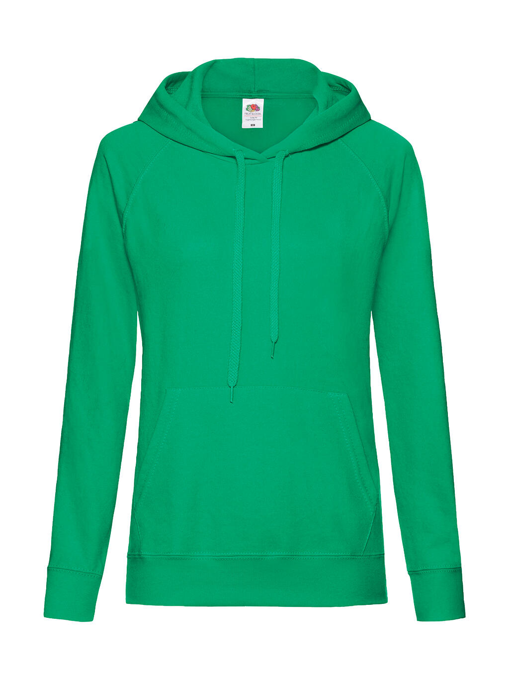  Ladies' Lightweight Hooded Sweat in Farbe Kelly Green