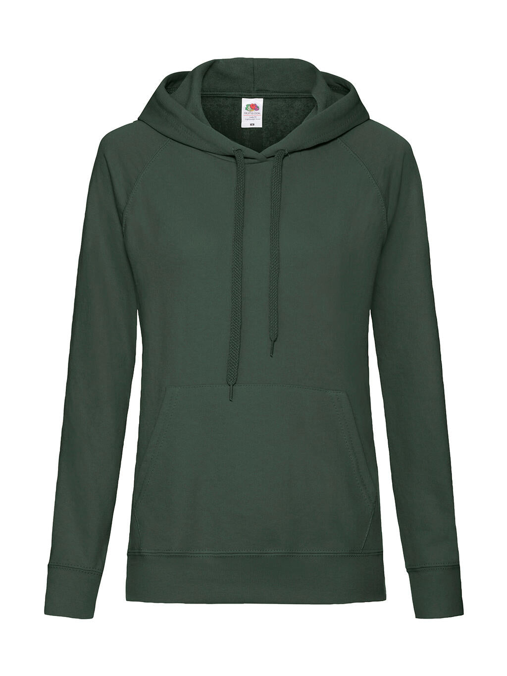  Ladies' Lightweight Hooded Sweat in Farbe Bottle Green