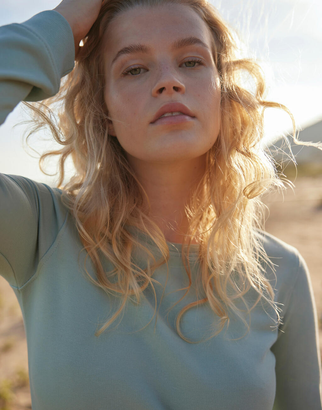 Organic Inspire Crew Neck /women in Farbe White