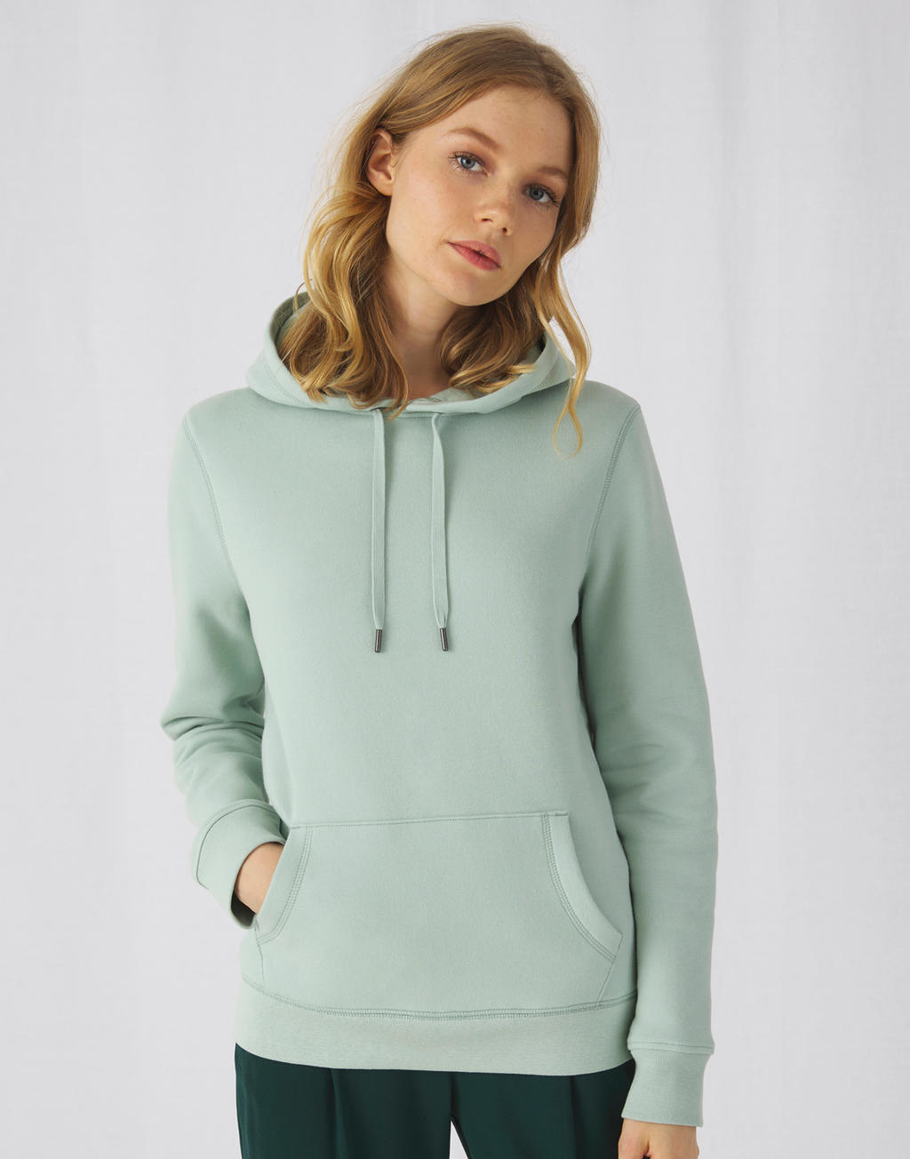  QUEEN Hooded_° in Farbe White
