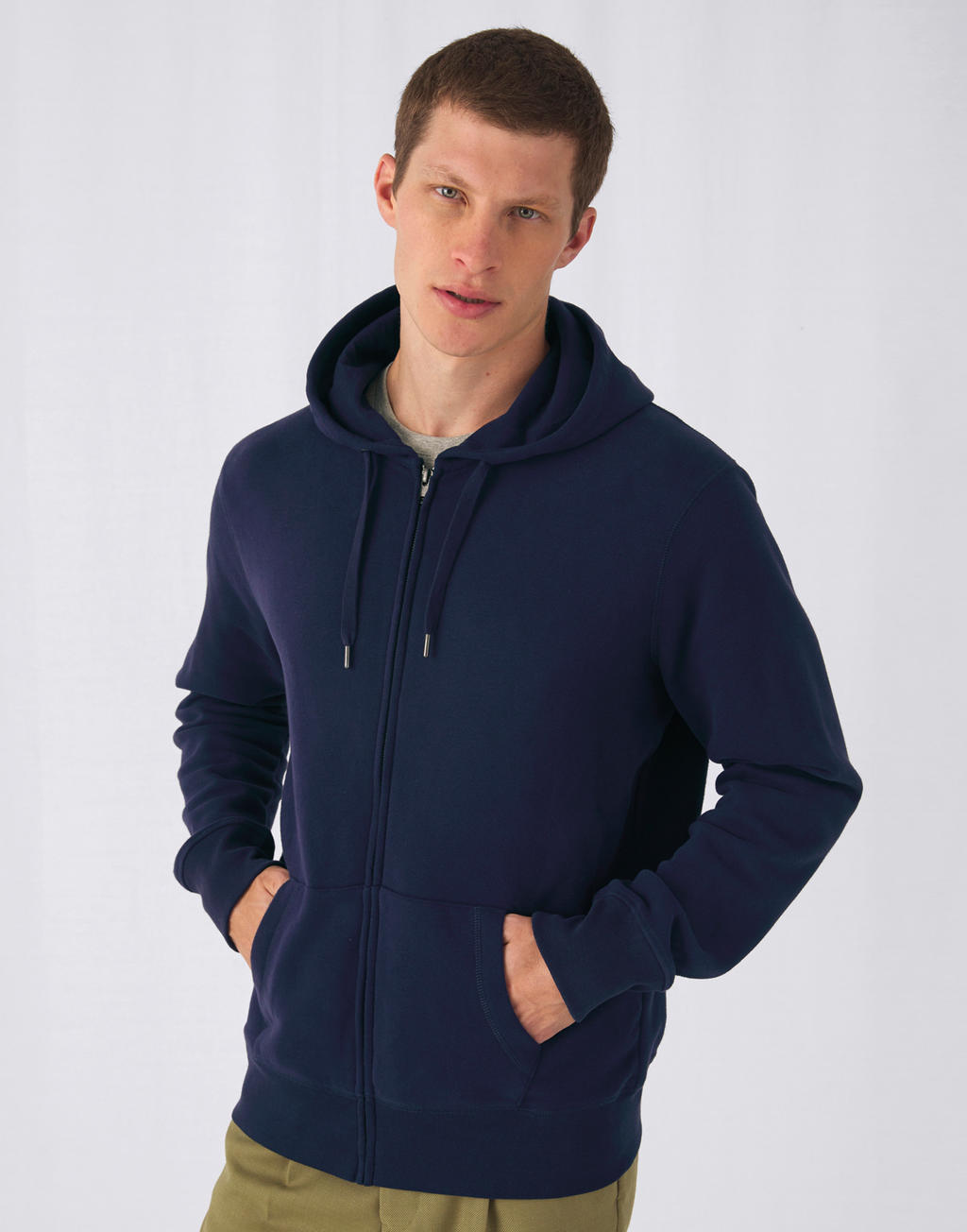  KING Zipped Hood_° in Farbe White