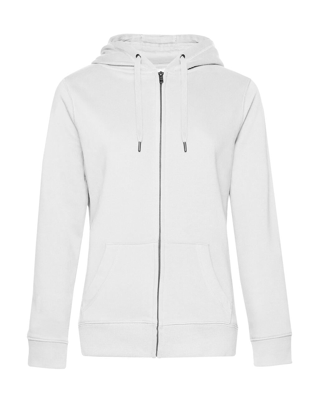  QUEEN Zipped Hood_° in Farbe White