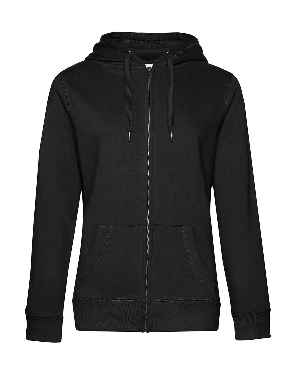  QUEEN Zipped Hood_° in Farbe Black Pure