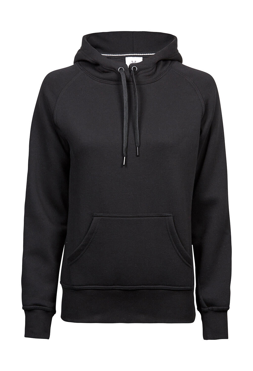  Ladies' Hooded Sweat in Farbe Black