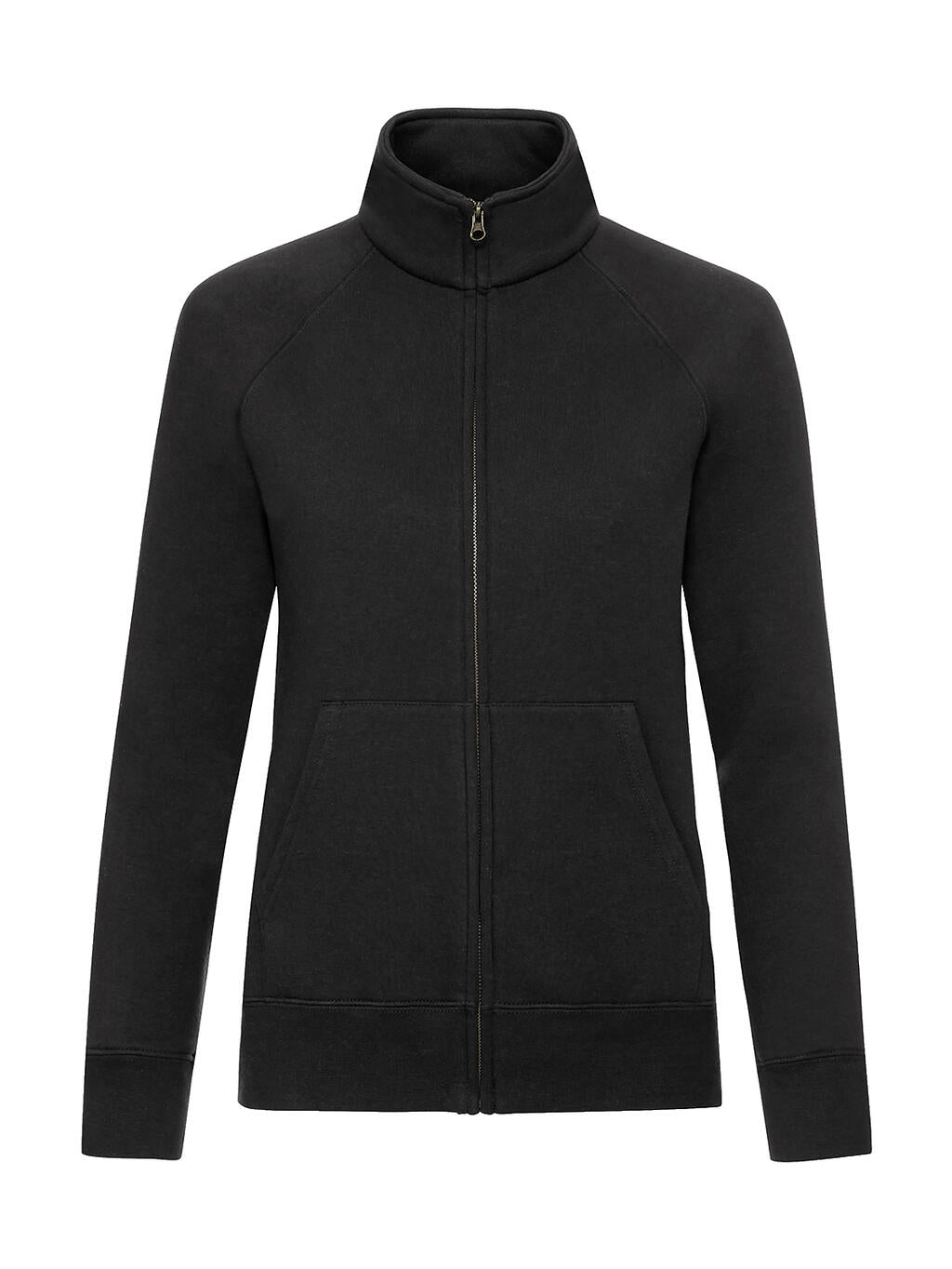  Ladies' Premium Sweat Jacket in Farbe Black