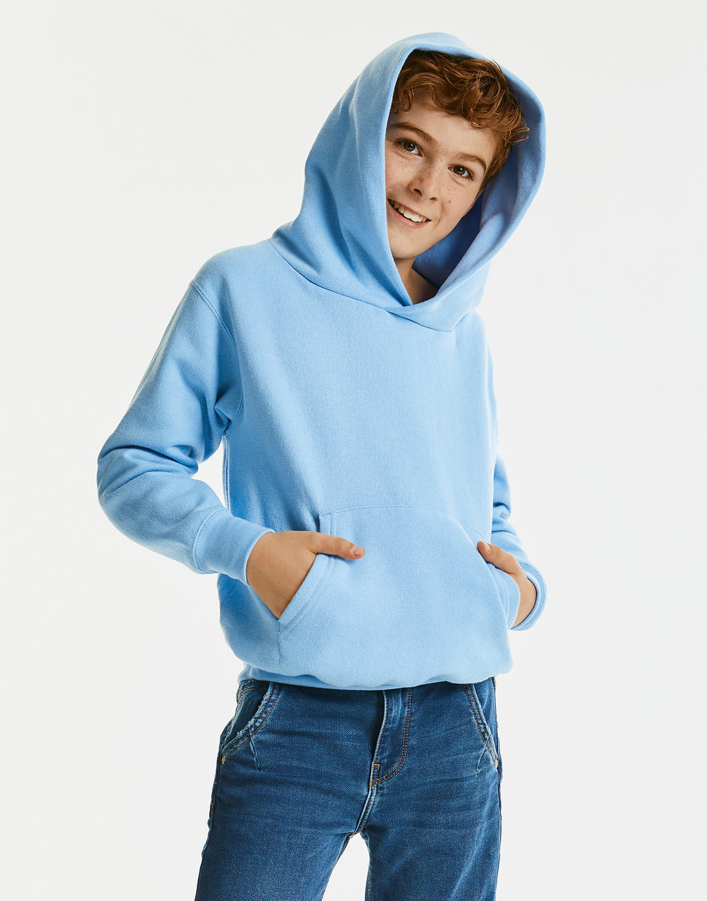  Kids' Hooded Sweat in Farbe Black