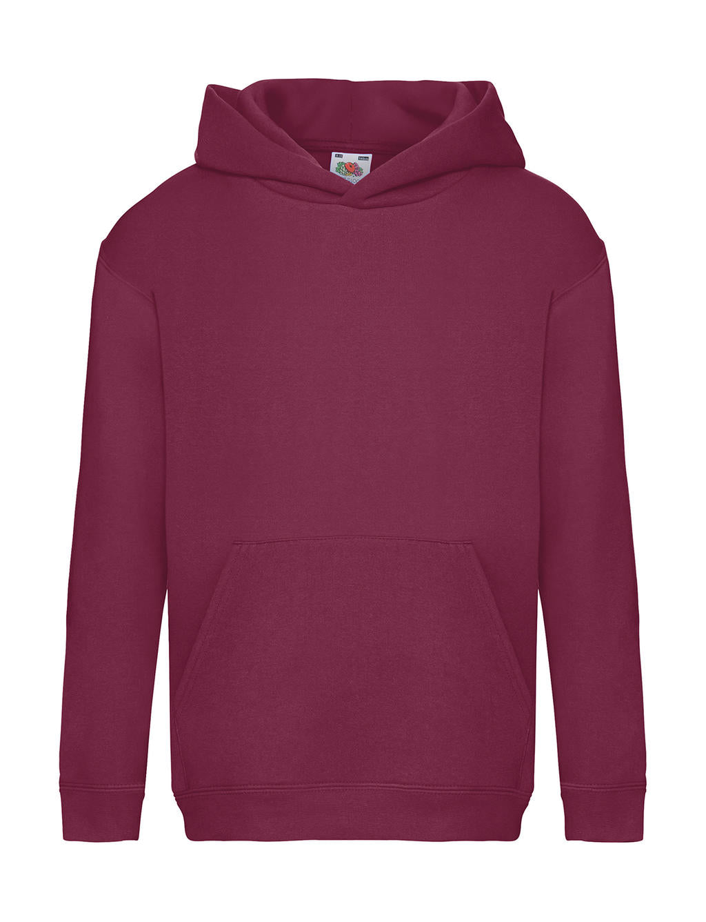  Kids' Premium Hooded Sweat in Farbe Burgundy