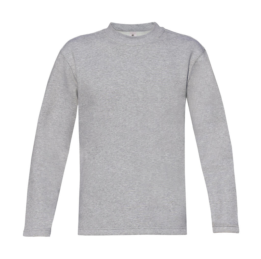  Open Hem Sweatshirt in Farbe Heather Grey