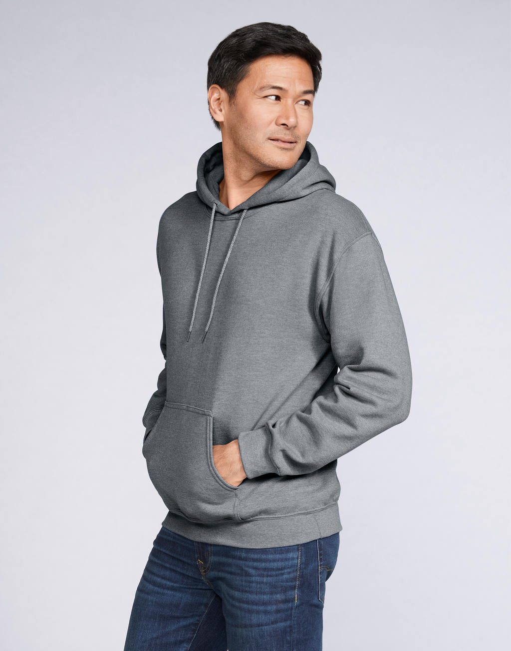  Heavy Blend™ Hooded Sweat in Farbe White