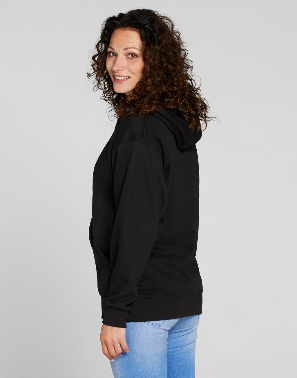  Unisex Hoodie in Farbe White