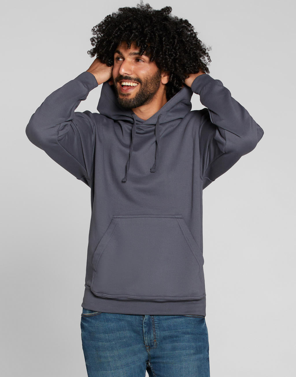  Unisex Hoodie in Farbe White