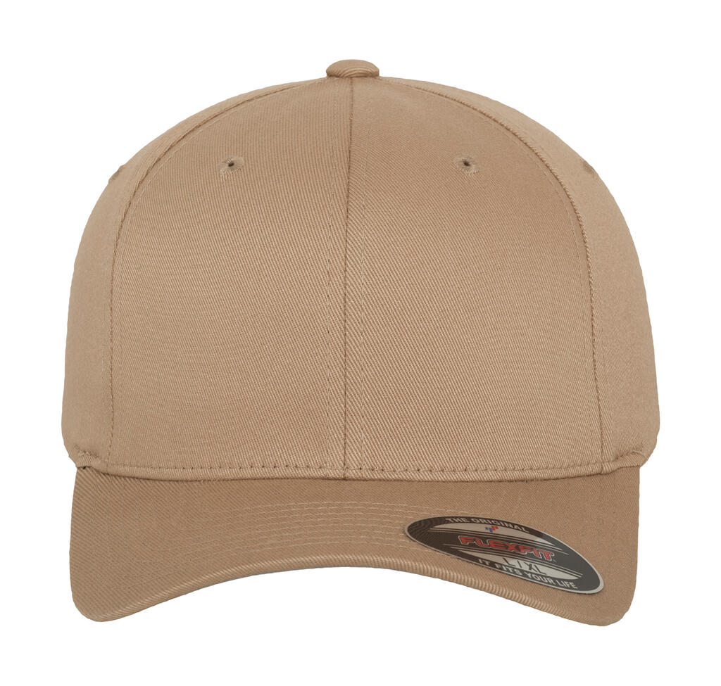  Fitted Baseball Cap in Farbe Stone