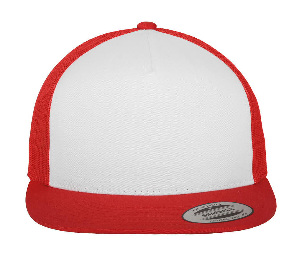  Classic Trucker Cap in Farbe Red/White/Red