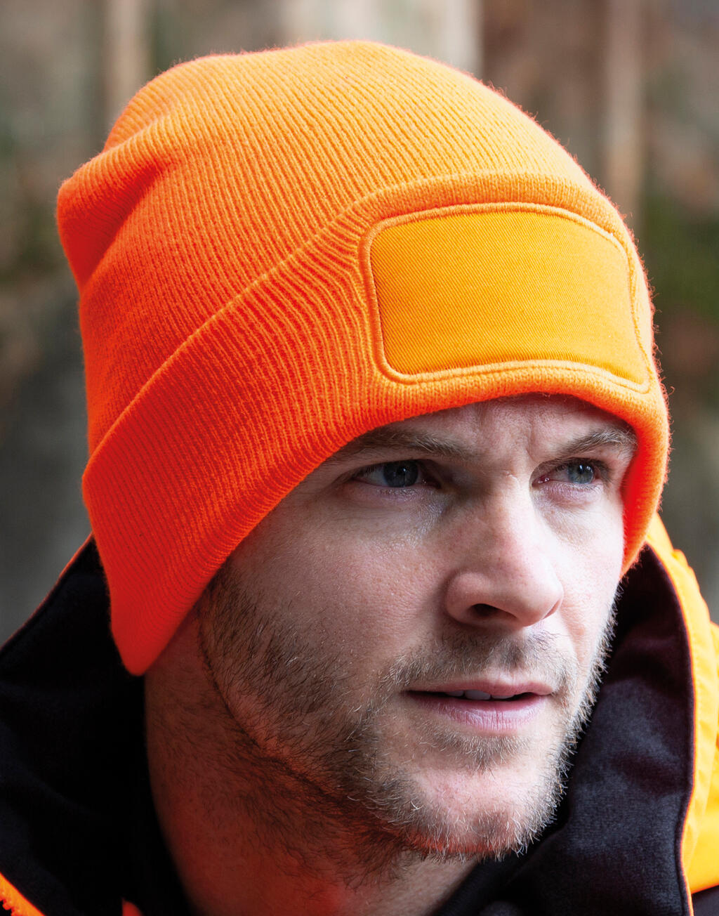  Double Knit Thinsulate™ Printers Beanie in Farbe Black