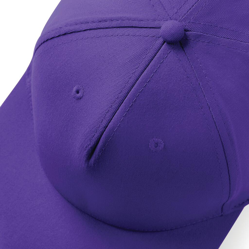  5 Panel Snapback Rapper Cap in Farbe White