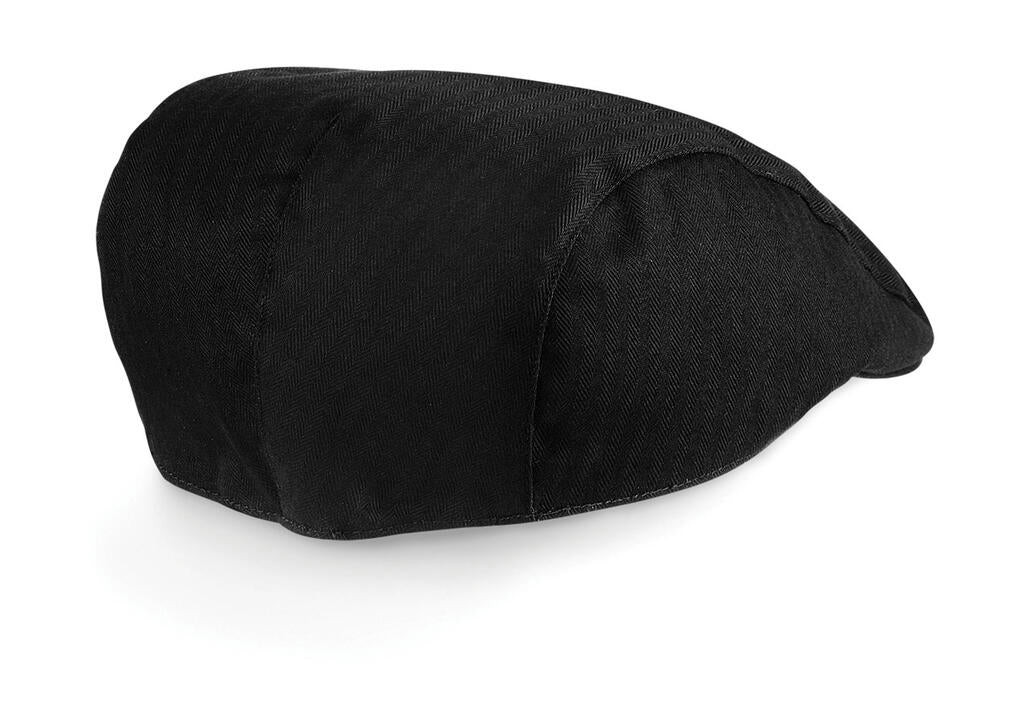  Vintage Flat Cap in Farbe Black